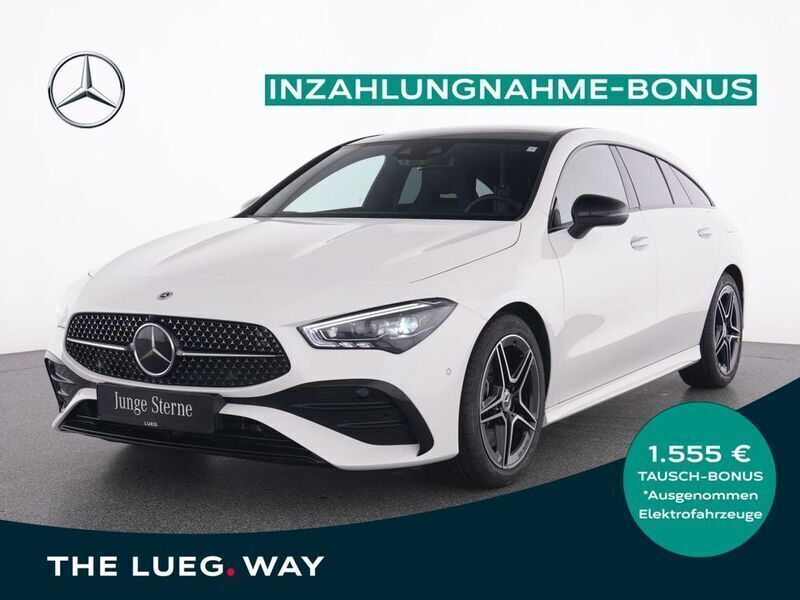 Unilack polarweiß Gebraucht 2023 Mercedes CLA200 Shooting Brake AMG Kombi | 34.655 € (Fairer Preis) - Bild 1/4