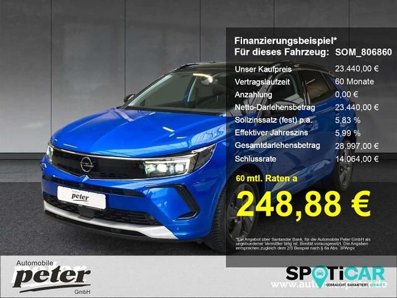 Blau/ lackierung drei schichte Gebraucht 2023 Opel Grandland X Elegance SUV | 23.440 € (Fairer Preis) - Bild 1/2