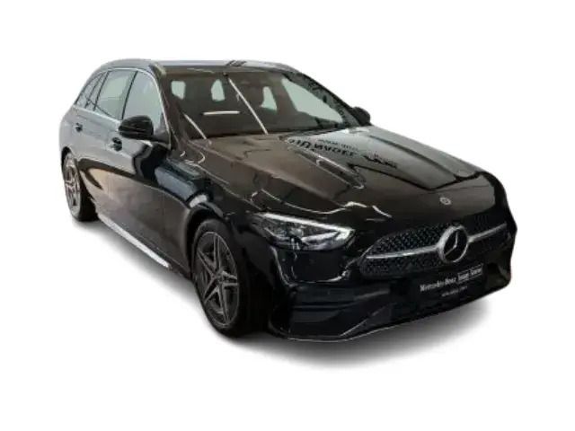 Schwarz Gebraucht 2024 Mercedes C220 AMG Kombi | 42.879 € (Fairer Preis) - Bild 1/4