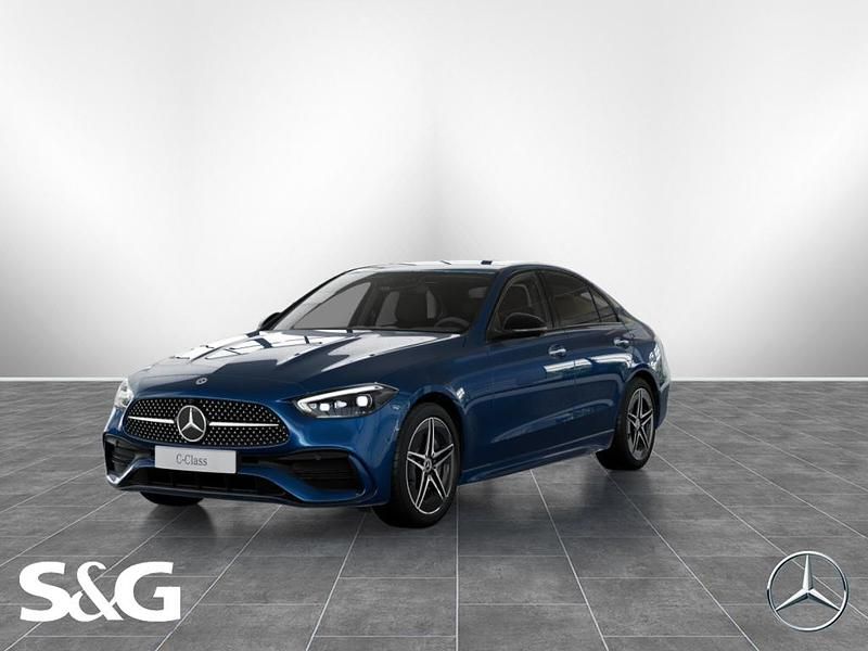 Metalliclack spektralblau Gebraucht 2024 Mercedes C200 AMG Limousine | 44.890 € (Teuer) - Bild 1/4