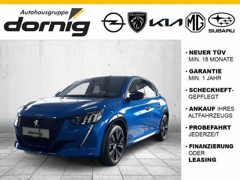 Blau Gebraucht 2023 Peugeot e-208 GTi Kleinwagen | 21.490 € (Fairer Preis) - Bild 1/3