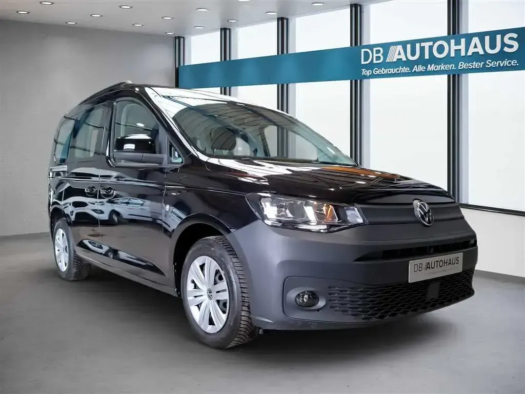 Gebraucht VW Caddy 122 PS (89 kW) 2022 Schwarz Van / Kleinbus