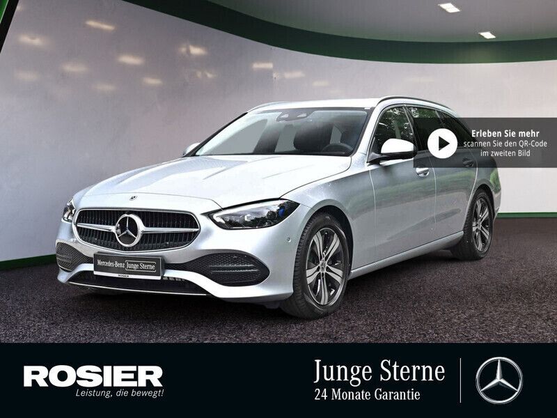 Silber / hightechsilber Gebraucht 2024 Mercedes C180 Advanced Kombi | 36.447 € (Fairer Preis) - Bild 1/4