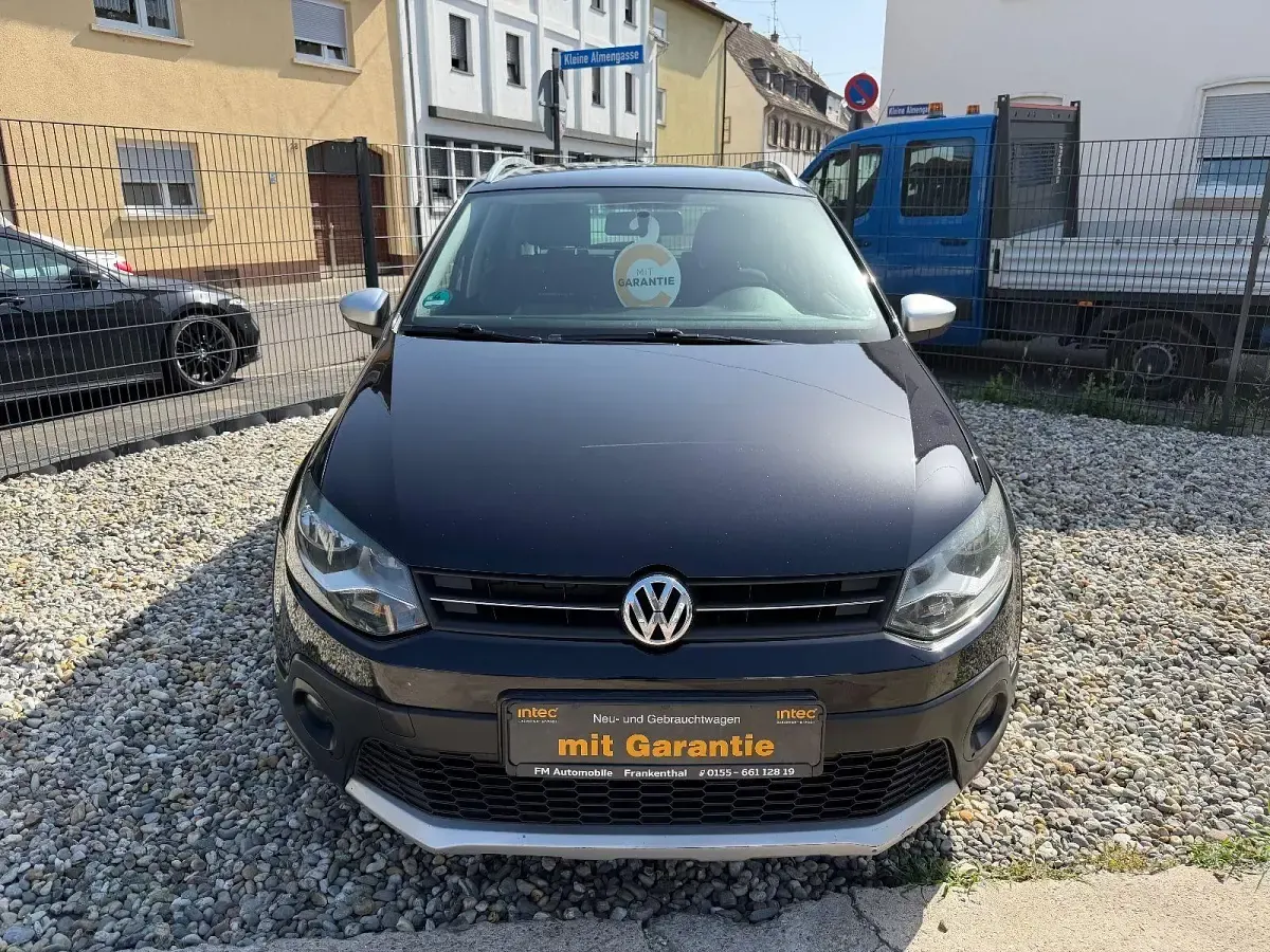 Gebraucht VW Polo Cross 86 PS (63 kW) 2011 Schwarz Kleinwagen