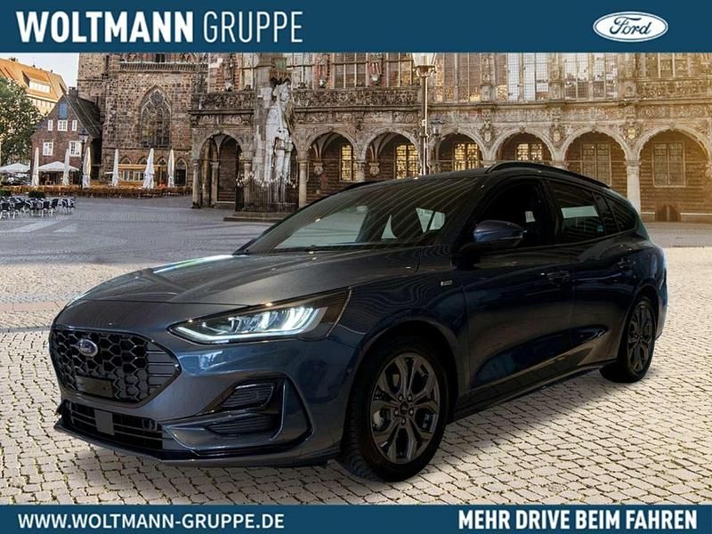 Chromablau metallic Gebraucht 2024 Ford Focus ST-Line Kombi | 29.950 € (Teuer) - Bild 1/4