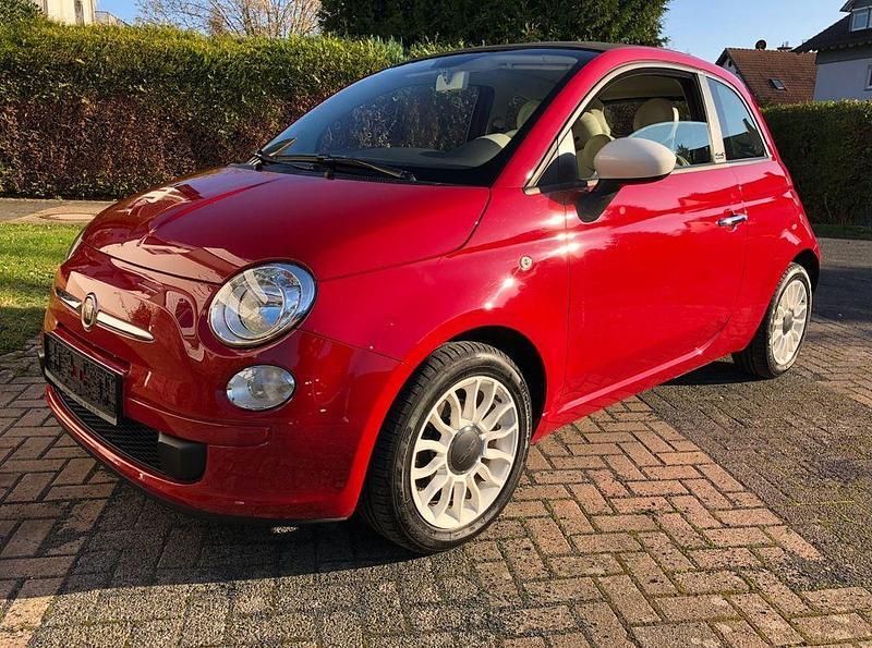 Rot Gebraucht 2013 Fiat 500C Cabrio | 7.100 € (Guter Preis) - Bild 1/2