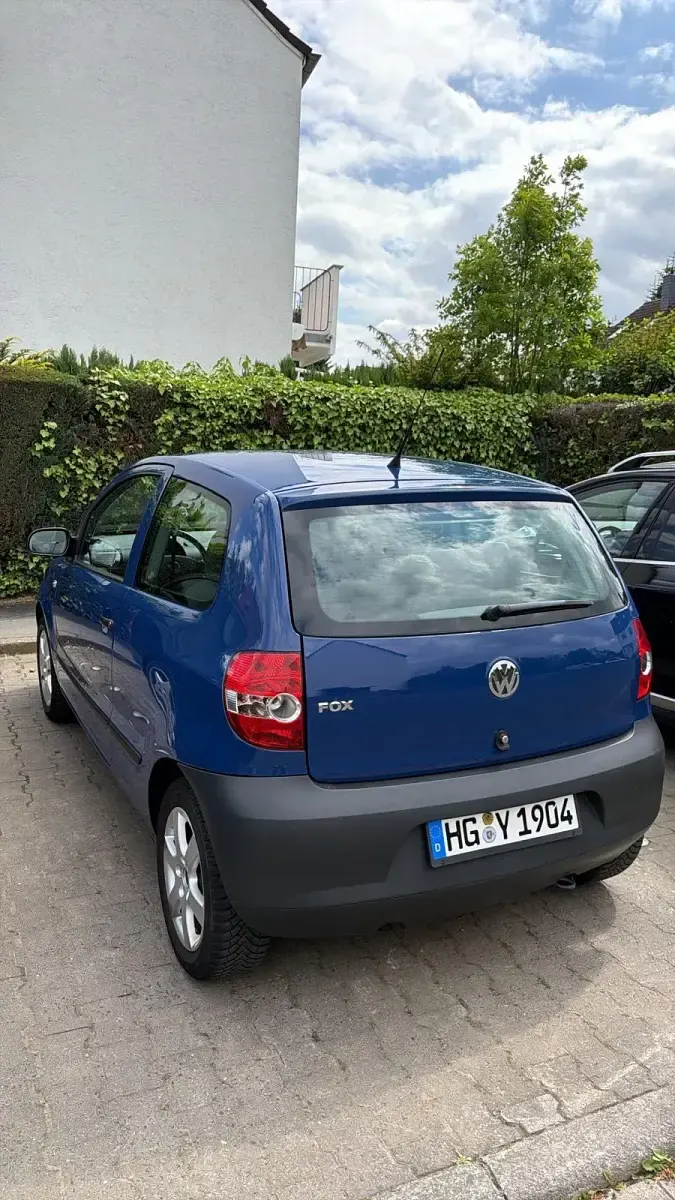 Gebraucht VW Fox 60 PS (44 kW) 2010 Blau Kleinwagen