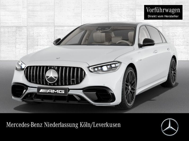 Manufaktur opalithweiß bright Gebraucht 2025 Mercedes S63 AMG AMG Limousine | 176.690 € (Fairer Preis) - Bild 1/4