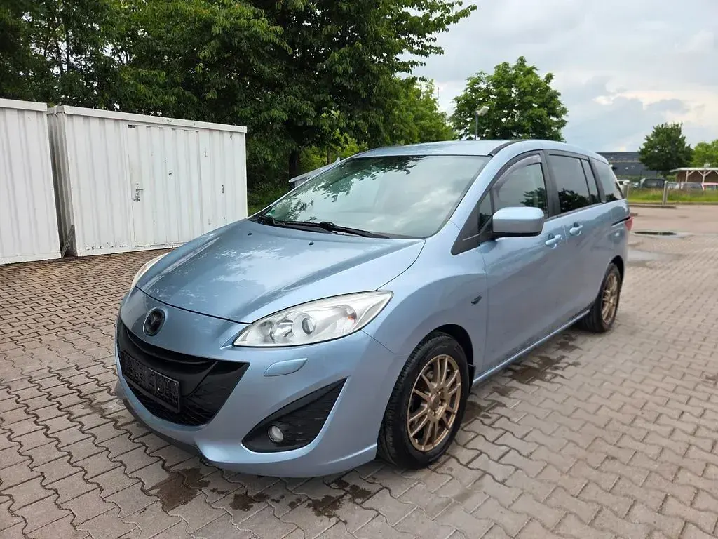 Gebraucht Mazda 5 Center-Line 150 PS (110 kW) 2011 Okeanosblau metallic Van / Kleinbus