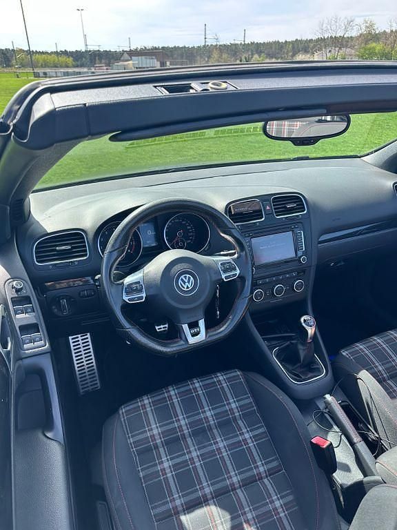 Gebraucht VW Golf Cabriolet GTI 211 PS (155 kW) 2015 Schwarz Cabrio
