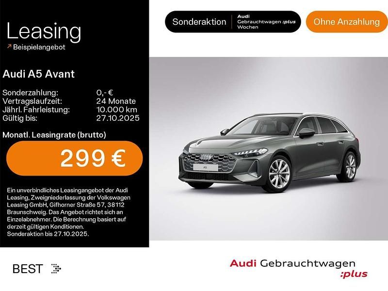Chronosgrau metallic Gebraucht 2025 Audi A5 Advanced Coupé | 45.819 € (Superpreis) - Bild 1/3