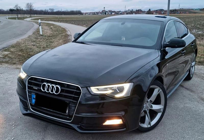 Gebraucht Audi A5 Sportback S-Line 177 PS (130 kW) 2014 Schwarz Kleinwagen