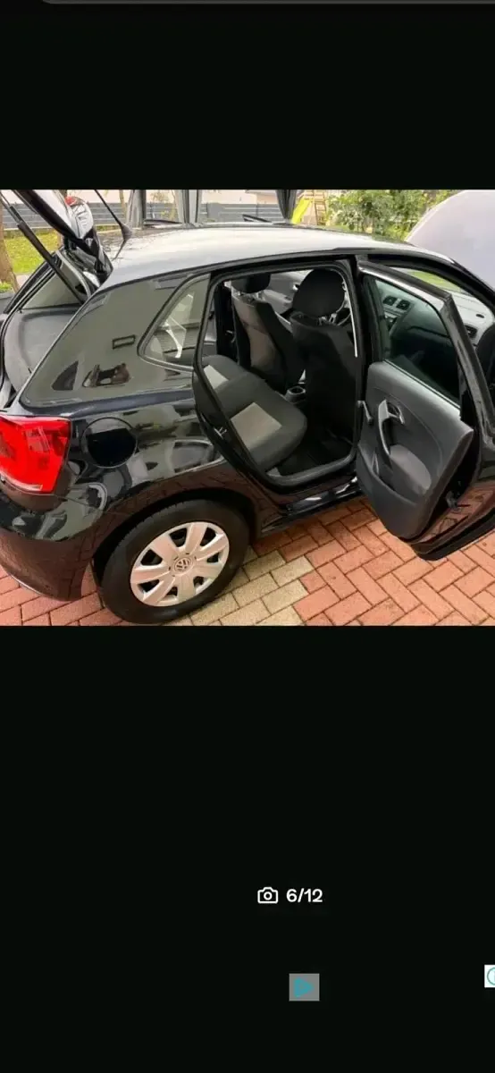 Gebraucht VW Polo 69 PS (50 kW) 2012 Schwarz Kleinwagen