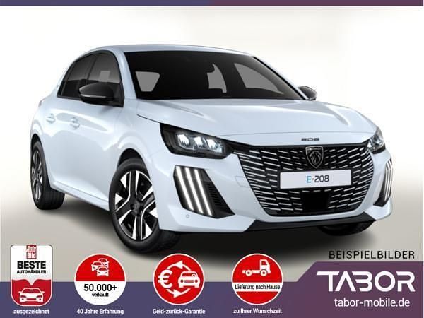 Weiß (schneeweiß) Neu 2025 Peugeot e-208 Allure Kleinwagen | 27.487 € (Superpreis) - Bild 1/4