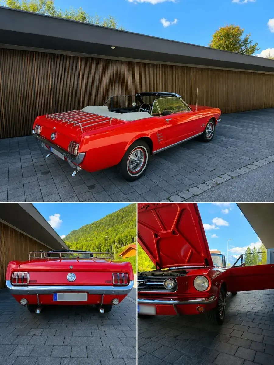 Gebraucht Ford V8 200 PS (147 kW) 1966 Rot Cabrio