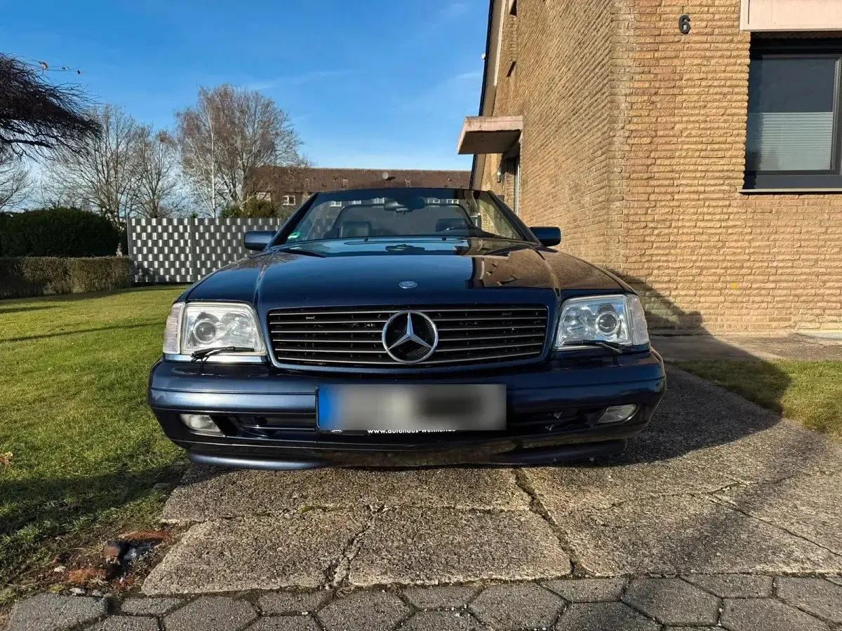 Gebraucht Mercedes SL320 224 PS (164 kW) 1997 Blau Cabrio