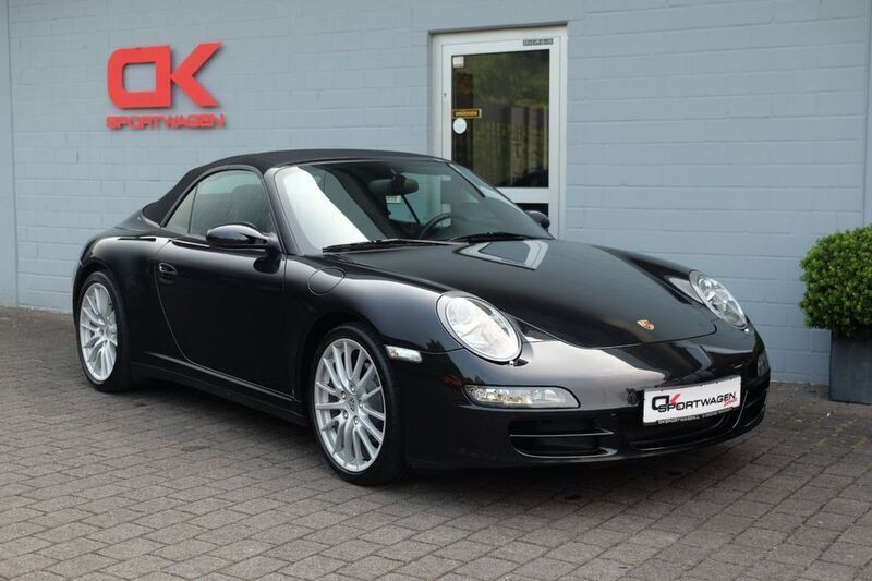 Schwarz Gebraucht 2006 Porsche 911 Carrera 4 Cabriolet Cabrio | 54.900 € (Etwas zu teuer) - Bild 1/4