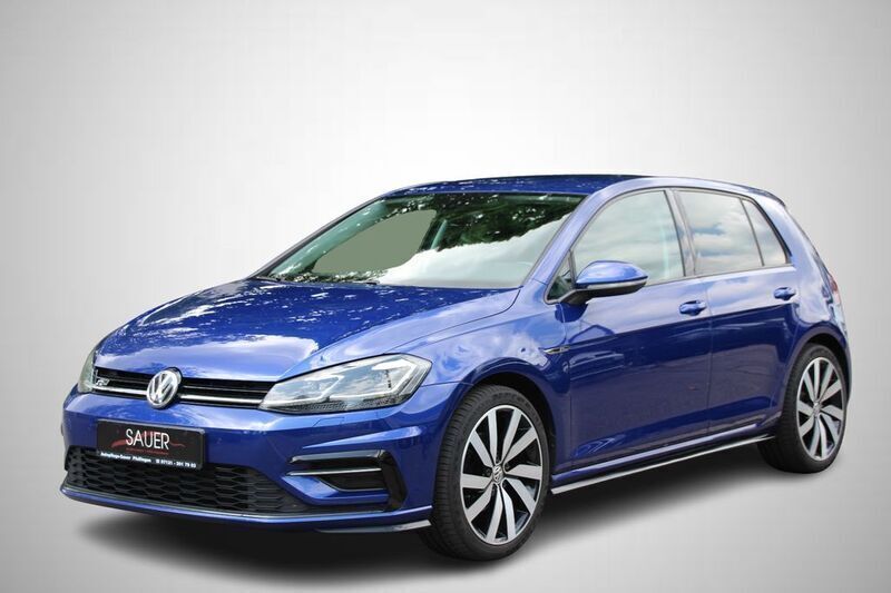 Blau Gebraucht 2017 VW Golf VII Sportline Limousine | 11.900 € (Fairer Preis) - Bild 1/4