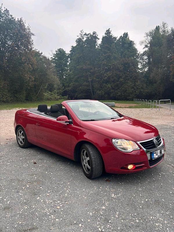 Rot Gebraucht 2006 VW Eos Cabrio | 6.500 € (Teuer) - Bild 1/4