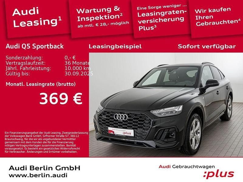 Mythosschwarz metallic Gebraucht 2024 Audi Q5 Sportback Ambiente SUV | 54.900 € (Teuer) - Bild 1/2