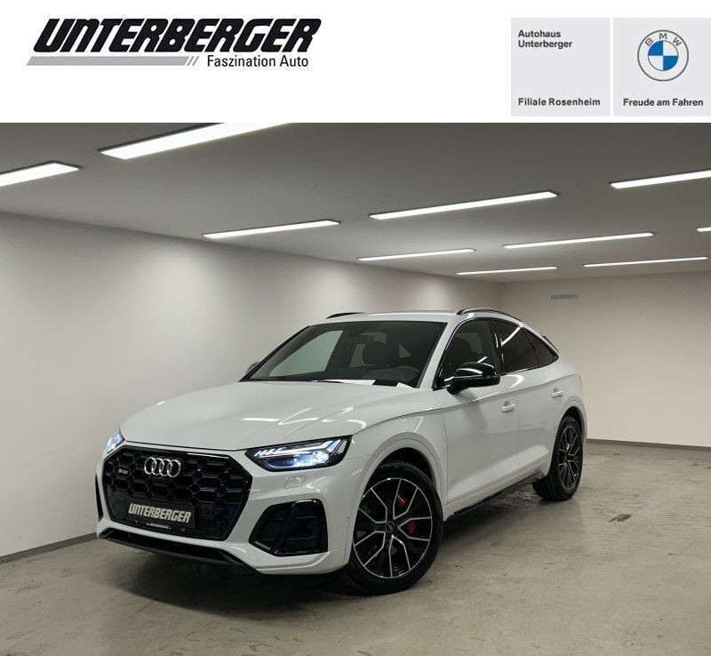Gletscherweiß metallic (metallic) Gebraucht 2023 Audi SQ5 Sportback Ambiente SUV | 51.950 € (Superpreis) - Bild 1/4