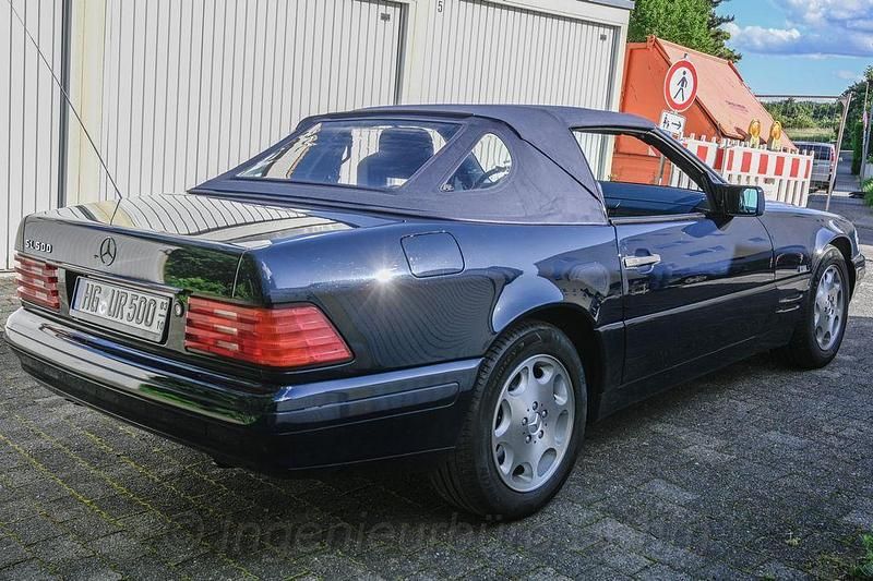 Gebraucht Mercedes SL500 320 PS (235 kW) 1995 Blau Cabrio