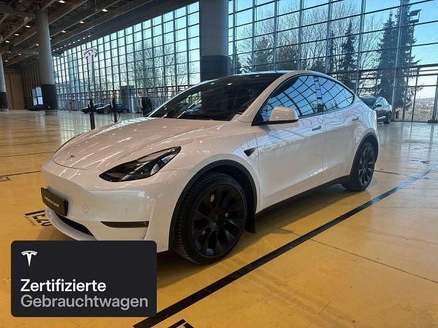 Pearl white multicoat Gebraucht 2022 Tesla Model Y Long Range AWD SUV | 37.000 € (Fairer Preis) - Bild 1/4