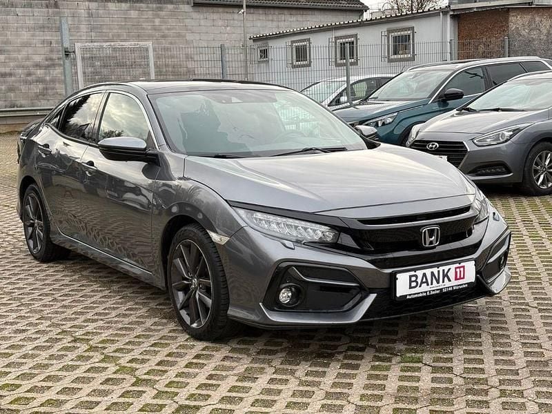 Grau Gebraucht 2021 Honda Civic Limousine | 15.500 € (Guter Preis) - Bild 1/4