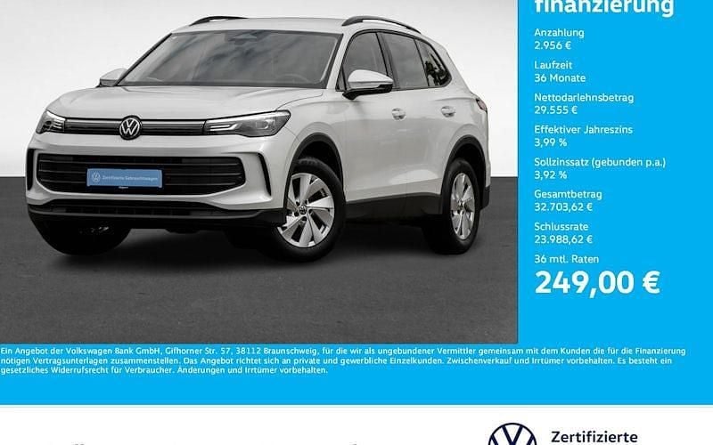 Weiß Gebraucht 2024 VW Tiguan Basis SUV | 32.511 € (Fairer Preis) - Bild 1/4