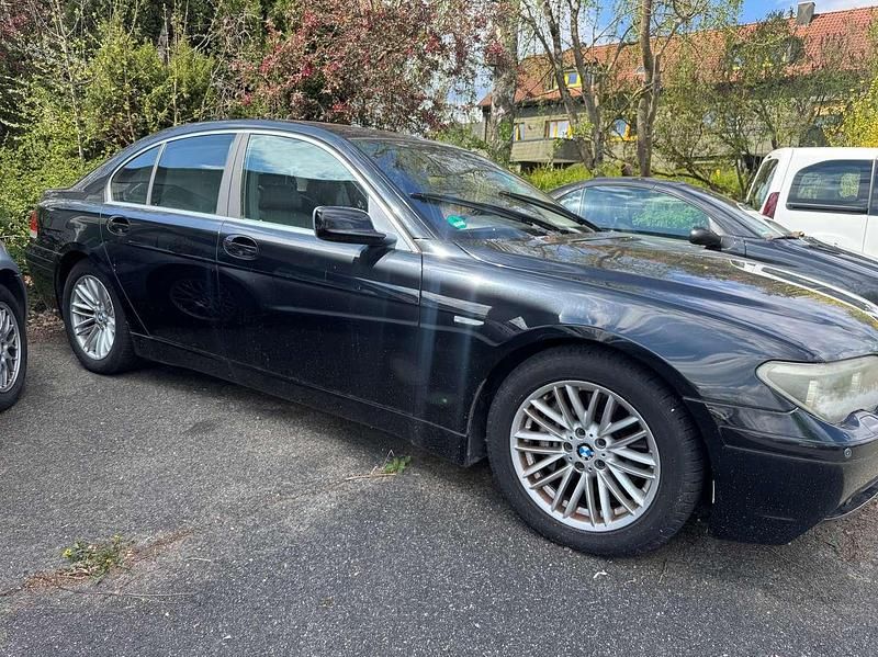 Black sapphire metallic Gebraucht 2001 BMW 745 Limousine | 3.500 € (Superpreis) - Bild 1/4
