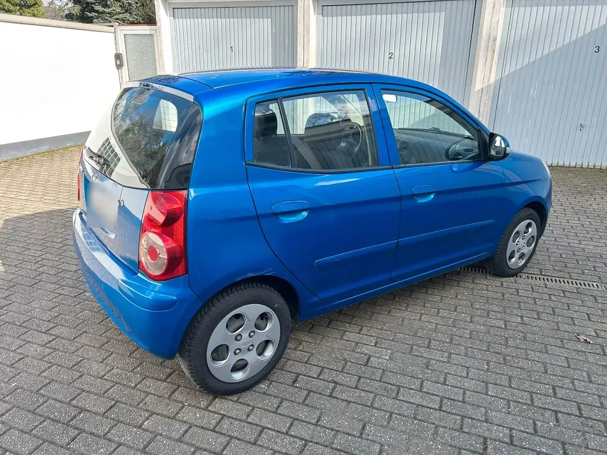 Gebraucht Kia Picanto 65 PS (47 kW) 2008 Blau Kleinwagen