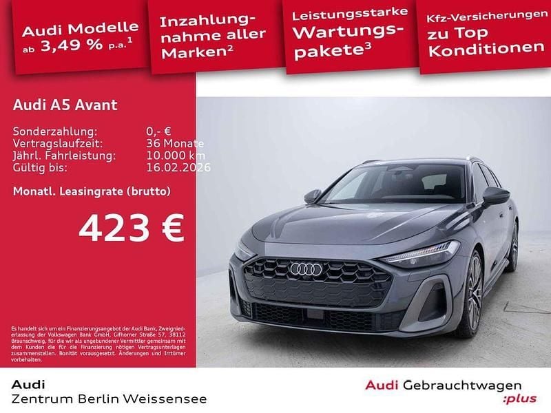 Daytonagrau perleffekt Gebraucht 2025 Audi A5 S-Line Kombi | 47.789 € (Superpreis) - Bild 1/4