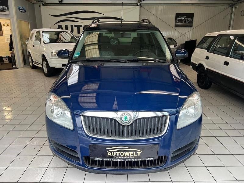 Gebraucht Skoda Roomster Plus Edition 105 PS (77 kW) 2009 Blau Van / Kleinbus