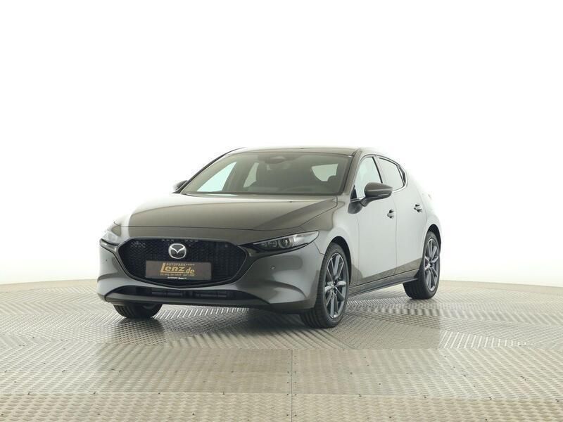 Machine gray Gebraucht 2024 Mazda 3 Exclusive-Line Limousine | 29.920 € (Teuer) - Bild 1/4
