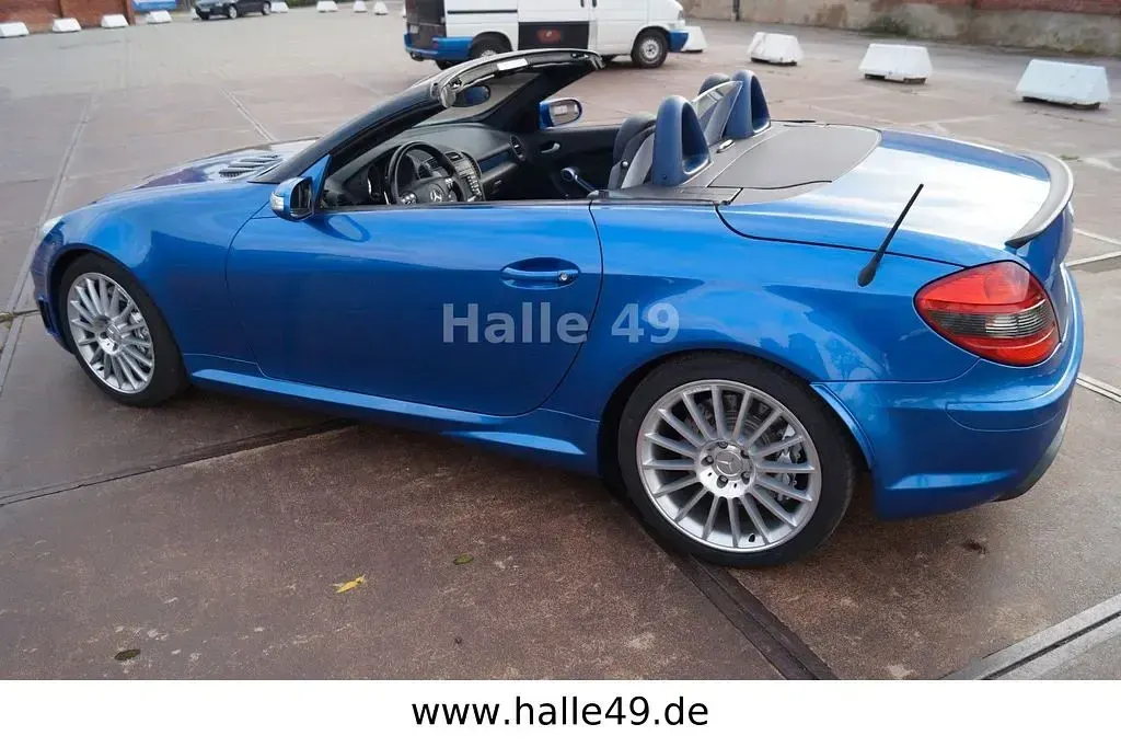 Gebraucht Mercedes SLK55 AMG AMG 360 PS (264 kW) 2007 Blau Cabrio