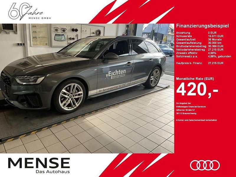 Daytonagrau perleffekt Gebraucht 2022 Audi A4 S-Line Kombi | 27.215 € (Fairer Preis) - Bild 1/4