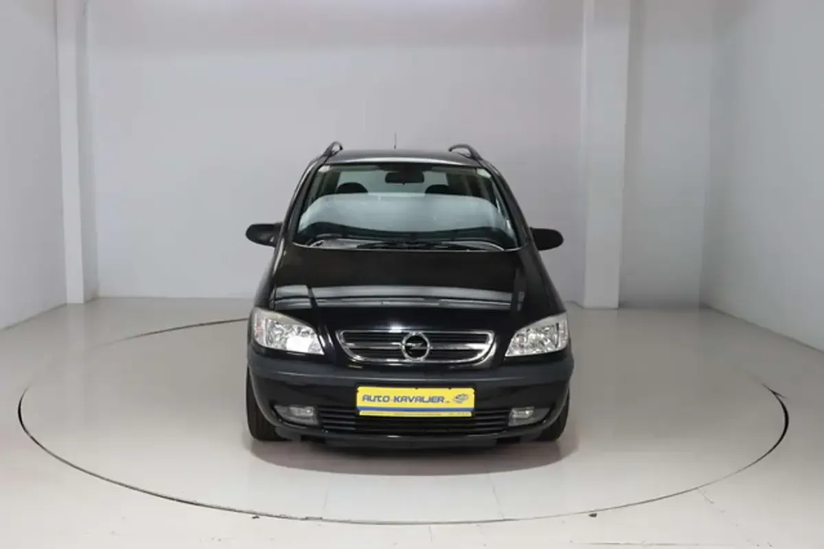 Gebraucht Opel Zafira 125 PS (91 kW) 2003 Schwarz Van / Kleinbus