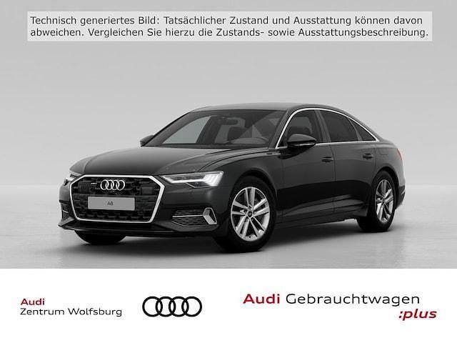 Mythosschwarz metallic Gebraucht 2024 Audi A6 Advanced Limousine | 49.690 € - Bild 1/3