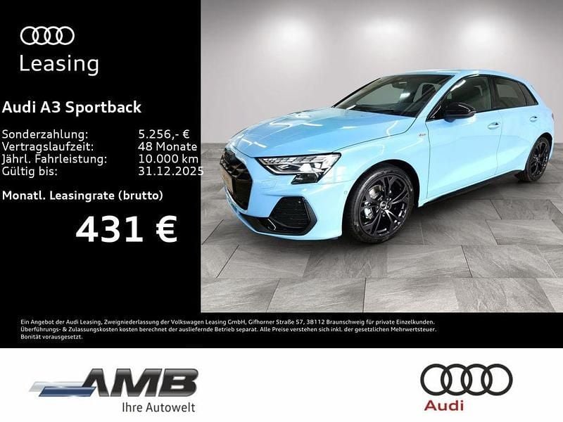 Blau Neu 2025 Audi A3 S-Line Limousine | 44.980 € - Bild 1/3