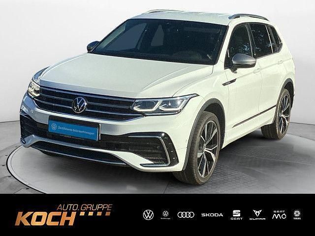 Pure white Gebraucht 2021 VW Tiguan Allspace R-line SUV | 32.860 € (Fairer Preis) - Bild 1/4