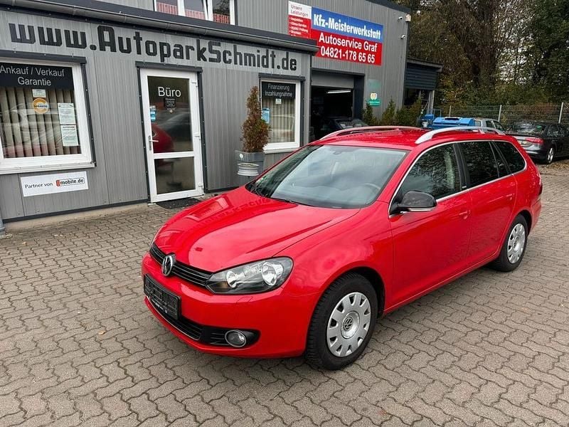 Rot Gebraucht 2011 VW Golf VI Kombi | 4.299 € (Guter Preis) - Bild 1/4
