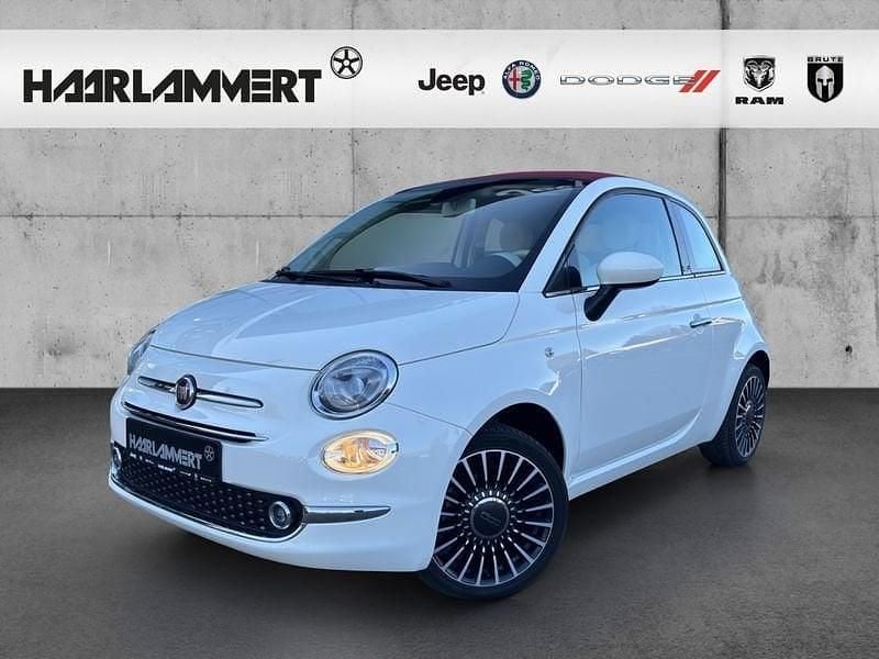 Weiß Gebraucht 2018 Fiat 500 Lounge Cabrio | 11.470 € (Fairer Preis) - Bild 1/4