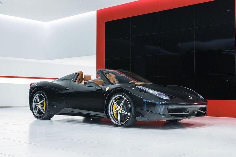 Gebraucht Ferrari 458 570 PS (419 kW) 2012 Schwarz Cabrio