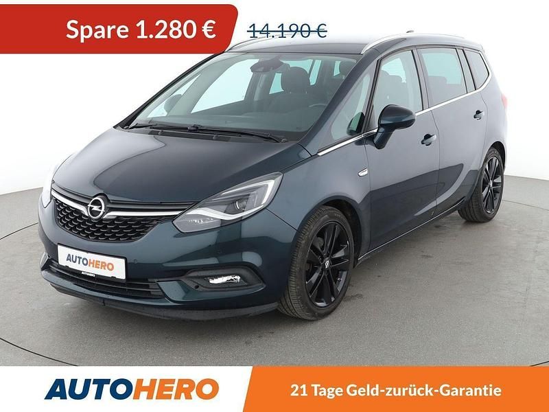 Grün Gebraucht 2017 Opel Zafira Tourer Innovation Van / Kleinbus | 12.910 € (Fairer Preis) - Bild 1/3
