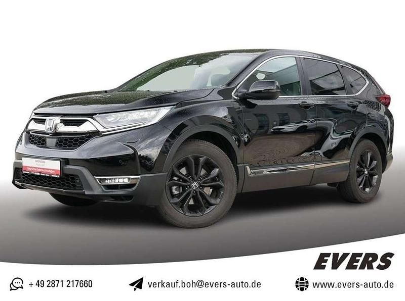 Crystal black pearl Gebraucht 2021 Honda CR-V Hybrid SUV | 26.430 € (Fairer Preis) - Bild 1/4