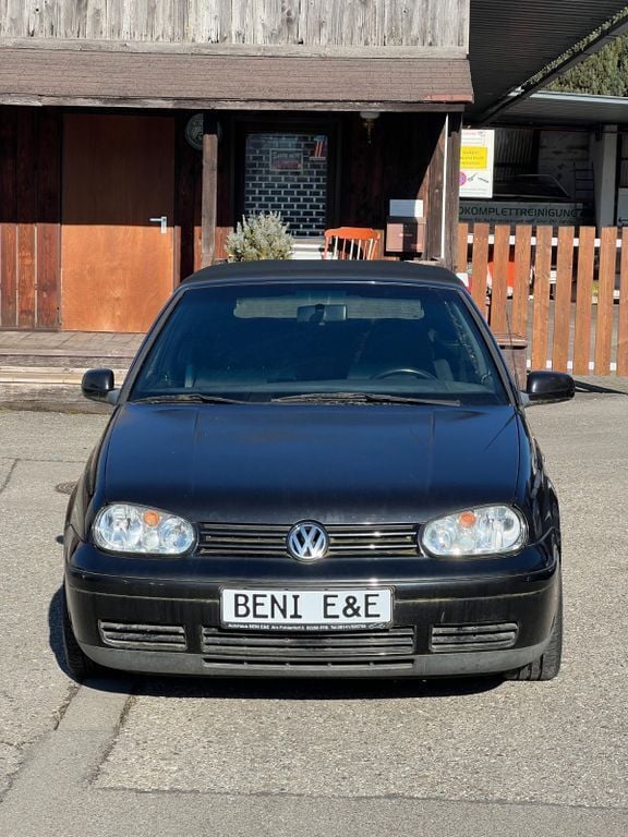 Schwarz Gebraucht 2000 VW Golf Cabriolet Cabrio | 4.999 € (Etwas zu teuer) - Bild 1/4