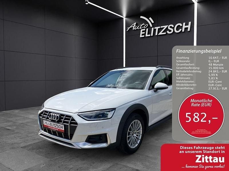 Gletscherweiß metallic Gebraucht 2023 Audi A4 Allroad Sport Kombi | 35.490 € (Fairer Preis) - Bild 1/4