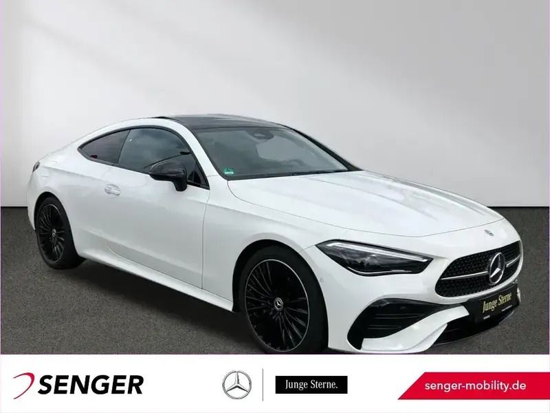 Weiß Gebraucht 2024 Mercedes CLE220 AMG line Coupé | 53.870 € (Teuer) - Bild 1/1