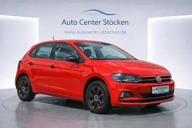 Gebraucht VW Polo Sound 65 PS (47 kW) 2018 Rot Limousine