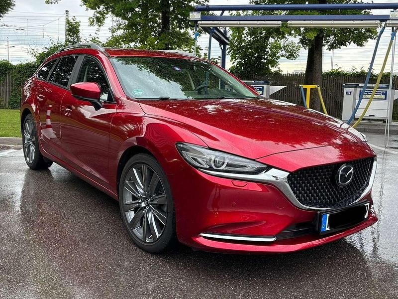Rot Gebraucht 2019 Mazda 6 Exclusive-Line Kombi | 20.950 € (Etwas zu teuer) - Bild 1/4
